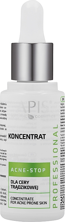 Концентрат для обличчя - APIS Professional Concentrate For Acne Skin