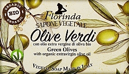Духи, Парфюмерия, косметика Мыло натуральное "Зеленые оливки" с оливковым маслом - Florinda Green Olives Natural Soap