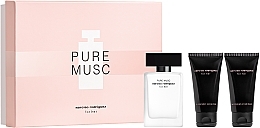 Духи, Парфюмерия, косметика Narciso Rodriguez For Her Pure Musc - Набор (edp/50ml + b/lot/50ml + sh/gel/50ml)