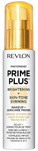 Праймер для лица - Revlon Photoready PRIME PLUS Brightening + Skin-Tone Evening Makeup Skincare Primer  — фото N1