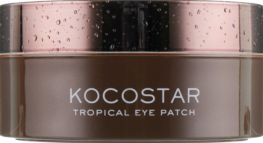 Гидрогелевые патчи для глаз "Тропические фрукты. Кокос" - Kocostar Tropical Eye Patch Coconut — фото N3