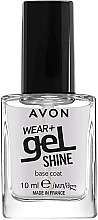 Парфумерія, косметика Безбарвне фінішне покриття для нігтів - Avon Wear Gel Shine Top Coat
