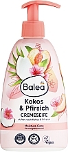 Жидкое крем-мыло для рук "Kokos & Pfirsich" - Balea Cream-Soap — фото N1