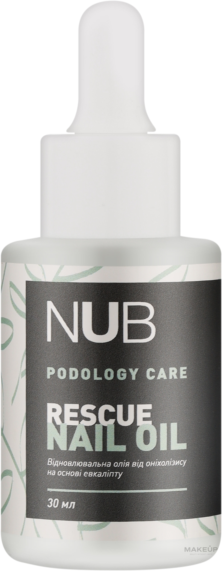 Відновлювальна олія від оніхолізису на основі евкаліпту - NUB Podology Care Rescue Nail Oil — фото 30ml