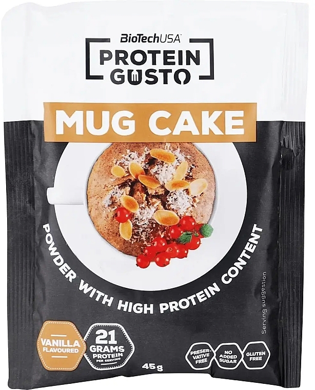 Протеиновый кекс "Ваниль" - Biotech Protein Gusto Mug Cake Vanilla — фото N1