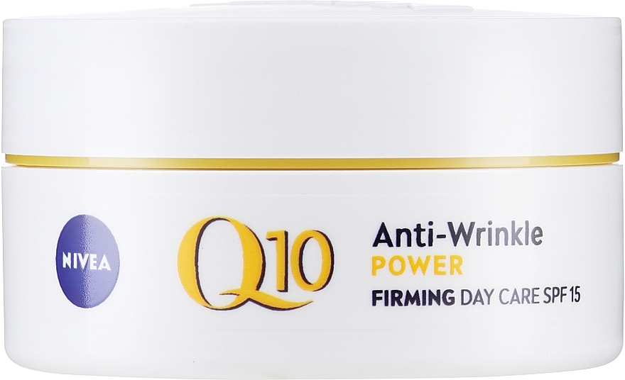 Живильний денний крем проти зморшок - NIVEA Q10 Power Anti-Wrinkle + Firming Normal Skin Cream — фото N1