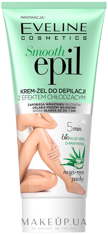 Крем-гель для депіляції з охолоджувальним ефектом - Eveline Cosmetics Smooth Epil — фото 175ml