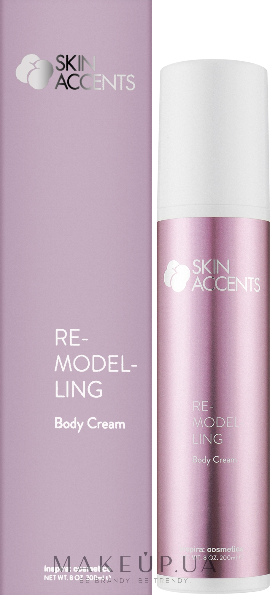 Ремоделювальний крем для тіла з кофеїном - Inspira:cosmetics Skin Accents Remodelling Body Cream — фото 200ml