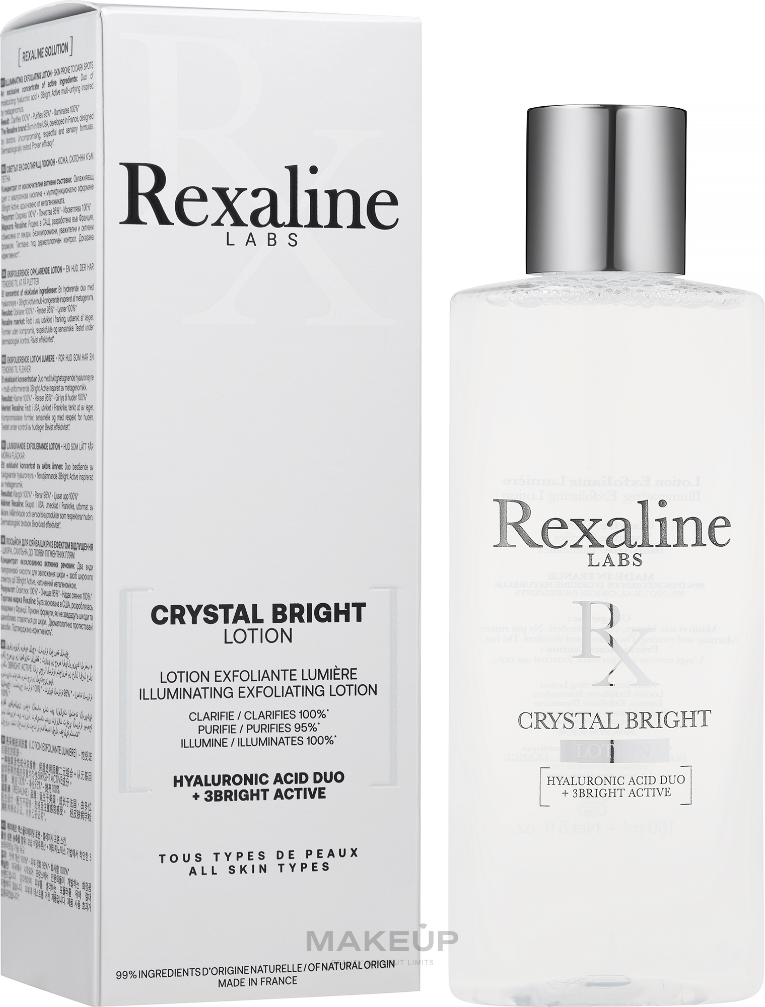 Отшелушивающий лосьон для лица - Rexaline Crystal Bright Lotion — фото 150ml