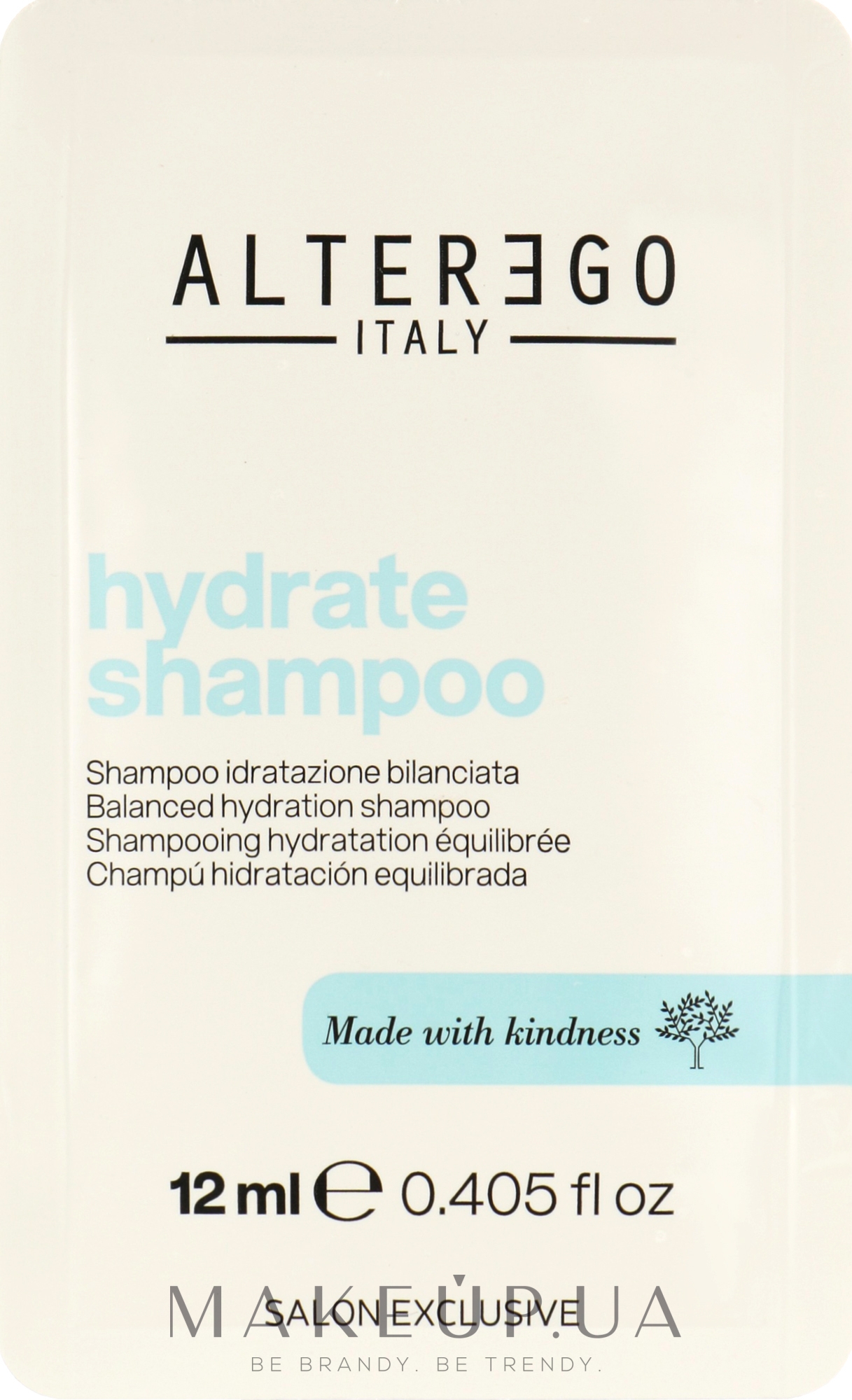Увлажняющий шампунь - Alter Ego Hydrate Shampoo (саше) — фото 12ml