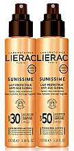 Парфумерія, косметика Набір - Lierac Sunissime (b/milk/2x100ml)