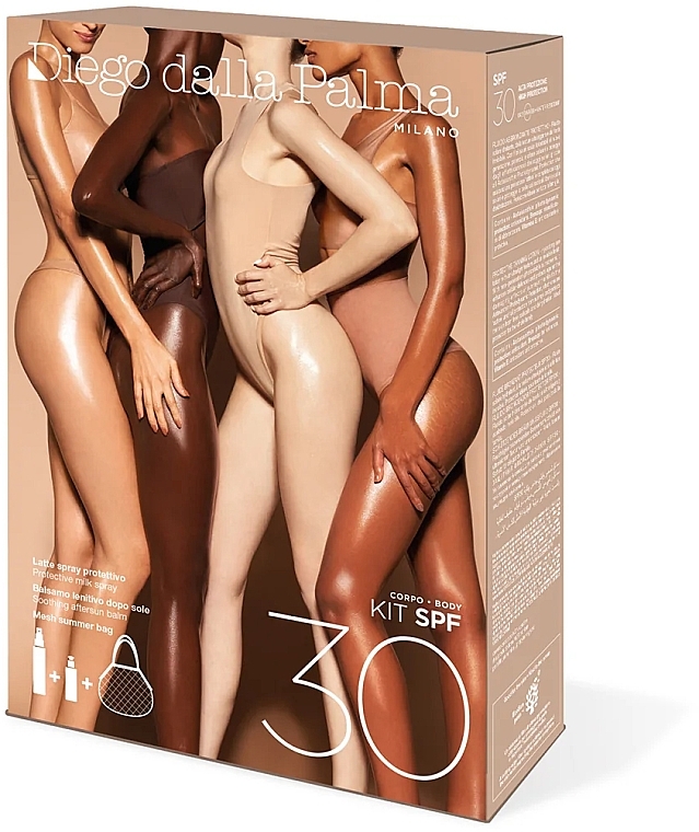 Набор - Diego Dalla Palma Body Kit SPF30 (b/milk/150 ml + after/sun/lot/100 ml + bag) — фото N2