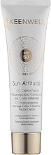 Мультизащитный корректирующий СС-крем с тональным эффектом - Keenwell Sun Multi-Protective CC Color Correcting Facial Cream SPF50 — фото N1