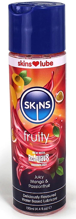 Гель-смазка "Манго и маракуйя" - Skins Lube Fruity Mango & Passion Fruit Lubricant — фото N1