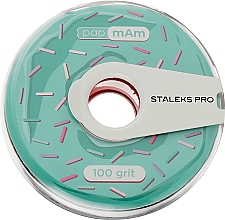 Змінний файл-стрічка у пластиковій котушці 100 гріт, 6 мертів - Staleks Pro — фото N1