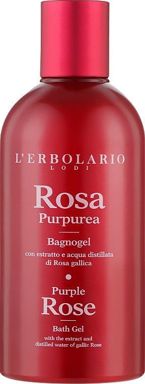 Піна для ванни-гель для душу «Пурпурова троянда» - L'Erbolario Purple Rose Bath Gel — фото N1
