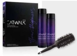 Духи, Парфюмерия, косметика Набор - Tigi Highness Brush Deal (sh/300ml + cond/250ml + brush)