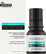 Розслаблювальний крем проти зморшок - Dr. Brandt Needles No More Instant Wrinkle Relaxing Cream — фото N2