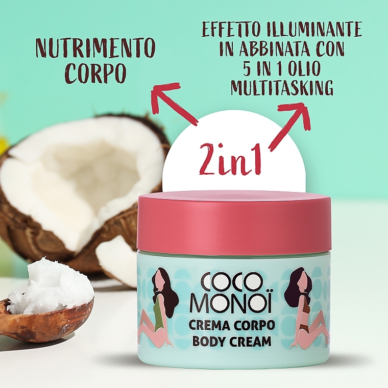 Крем для тіла - Coco Monoi Body Cream 2 In 1 — фото N3
