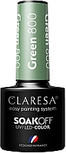 Духи, Парфюмерия, косметика Гель-лак для ногтей - Claresa Green Soak Off UV/LED Color