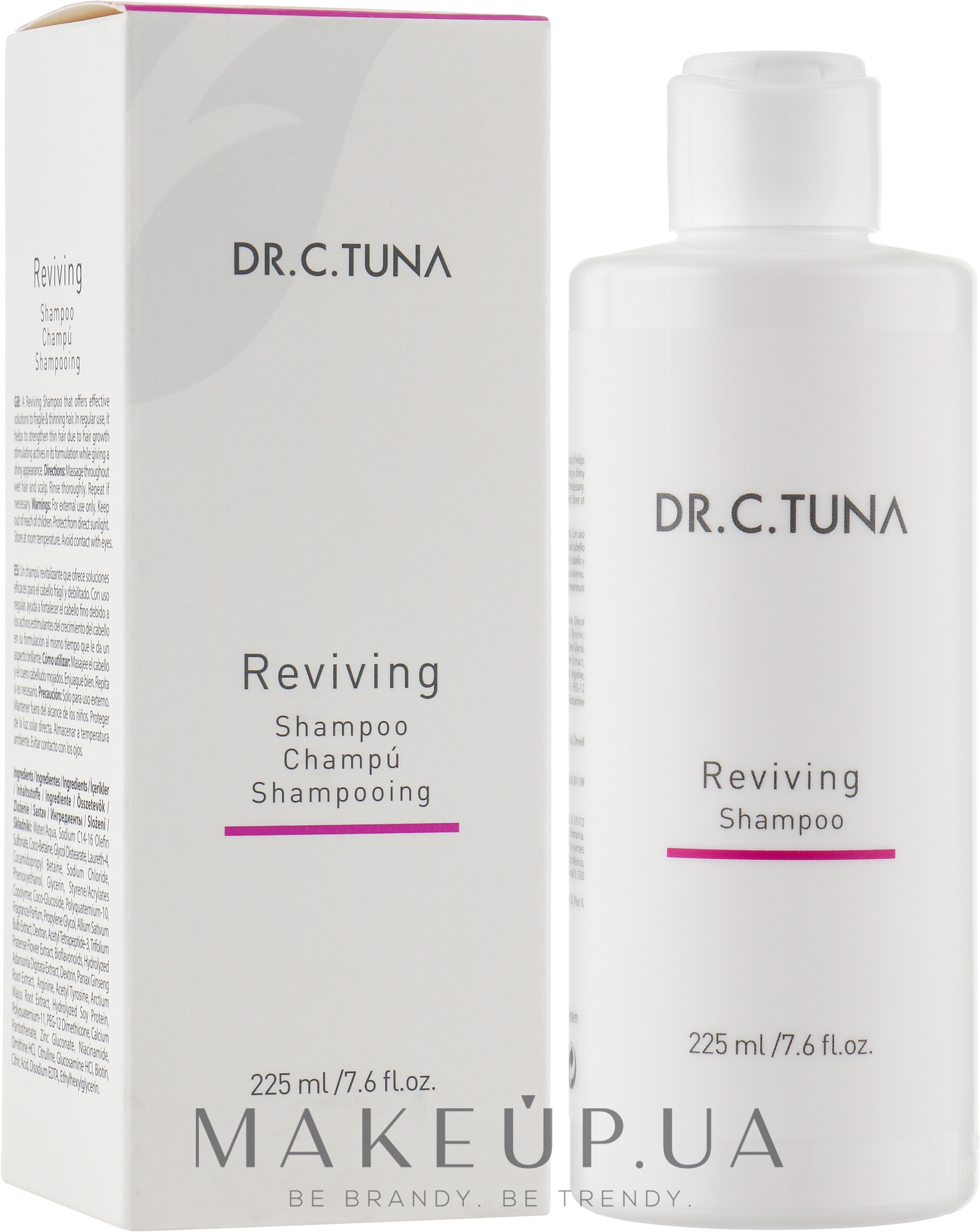 Восстанавливающий шампунь - Farmasi Dr.C.Tuna Reviving Shampoo — фото 225ml