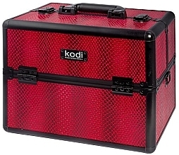 Кейс для косметики №42, красная змея - Kodi Professional Red Snake Case — фото N1
