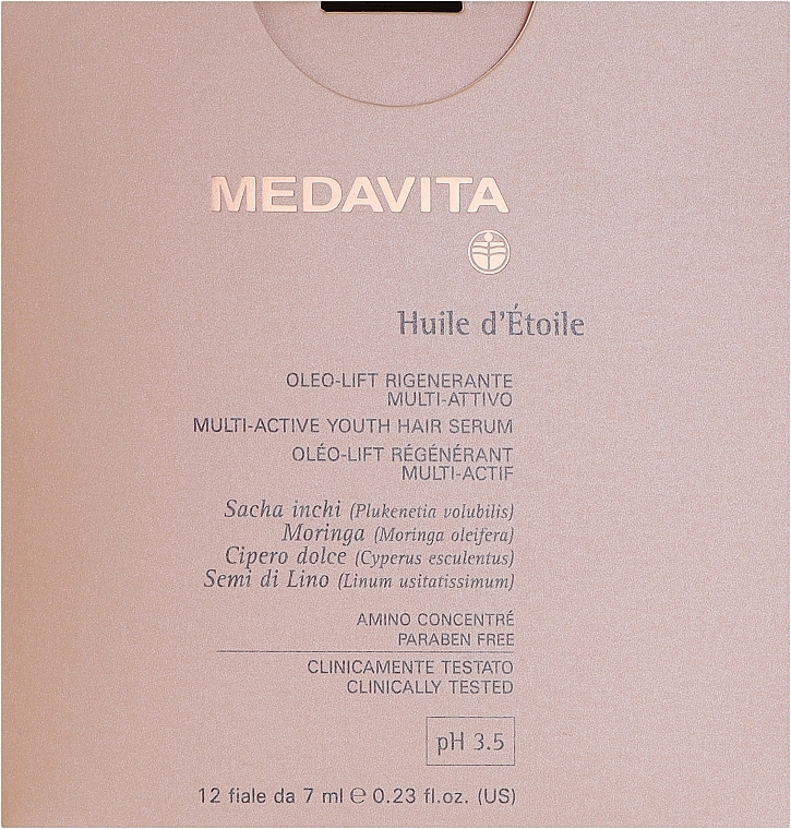 УЦЕНКА Ампульная сыворотка для волос - Medavita Huile D'Etoile Hair Serum * — фото N1