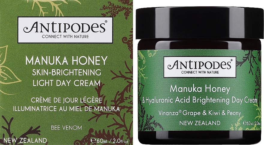 Протизапальний денний крем для обличчя - Antipodes Manuka Honey Skin-Brightening Light Day Cream — фото N6