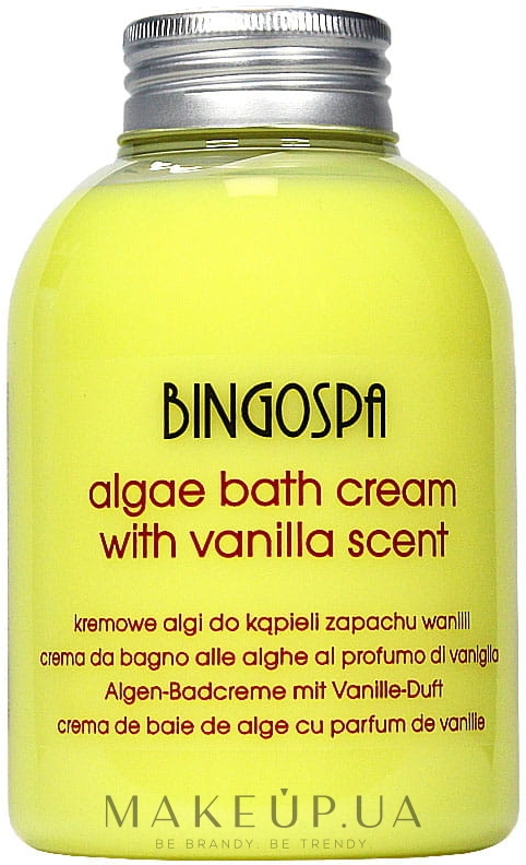 Пена для ванн на водорослях с ароматом ванили - BingoSpa Creamy Algae Bath — фото 500ml