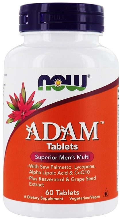 Супер мультивитамины для мужчин, таблетки - Now Foods Adam Superior Men's Multi — фото N1