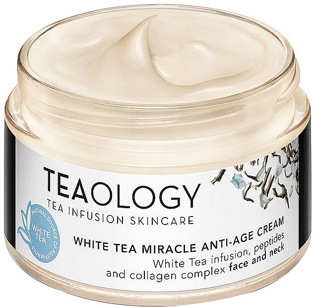Антивозрастной крем для лица - Teaology White Tea Cream — фото N1