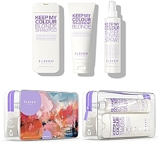 Духи, Парфюмерия, косметика Набор - Eleven Australia Blonde Holiday Trio (shm/300ml + cond/300ml + h/spray/200ml + bag)