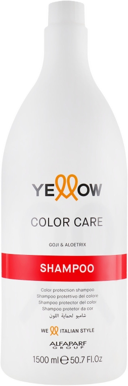 Шампунь для защиты цвета волос - Yellow Color Care Shampoo — фото N2