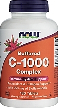 Комплекс буферизованного витамина C-1000 в таблетках - Now Foods Buffered C-1000 Complex — фото N2