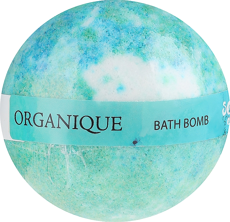 Шипучий шар для ванны "Sea Essence" - Organique HomeSpa — фото N1
