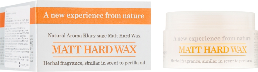 Віск для волосся з матовим ефектом - Erba Classico Klarysage Hair Matt Hard Wax