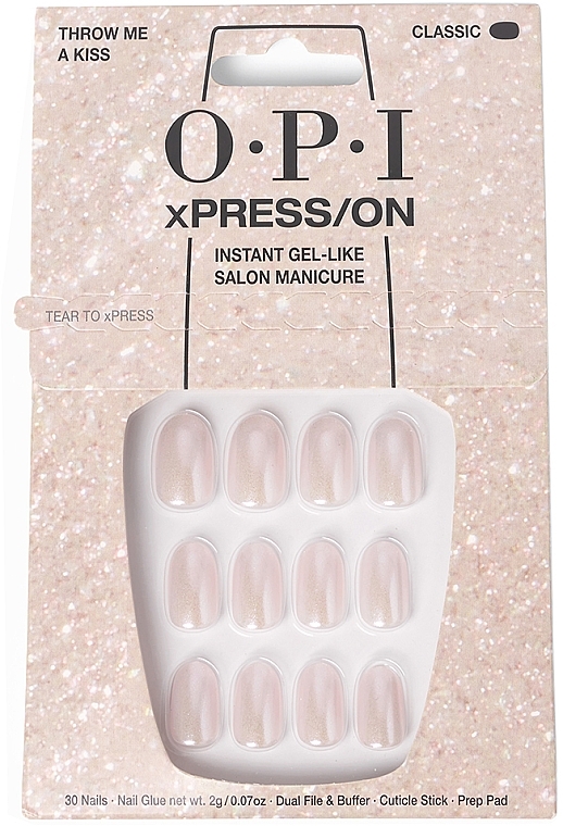 Набор накладных ногтей - OPI Xpress/On Throw Me A Kiss — фото N2