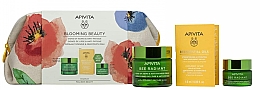 Парфумерія, косметика Набір - Apivita Blooming Beauty Bee Radiant Set (gel/50ml + balm/15ml + oil/1,6ml)