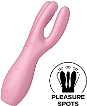 Потрійний вібратор, рожевий - Satisfyer Threesome 3 — фото N4
