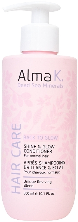 Кондиціонер для блиску та сяяння волосся - Alma K. Hair Care Shine & Glow Conditioner — фото N1