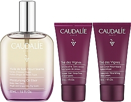 Caudalie The Des Vignes - Набір (oil/50ml + b/lot/30ml + sh/gel/30ml) — фото N2