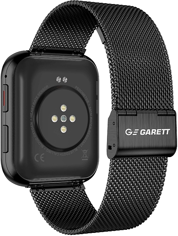 Смартгодинник, чорний метал - Garett Smartwatch GRC MAXX Black Steel — фото N6