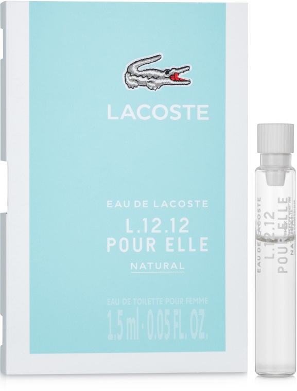 Lacoste Eau De L.12.12 Pour Elle Natural - Туалетная вода (пробник) — фото N1