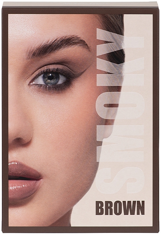 Набір - Pierre Rene Smoky Brown (mascara/15ml + eye/pencil/1.6g + lip/pencil/0.4g) — фото N2