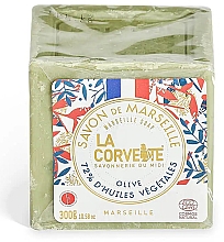 Традиционное Марсельское мыло - La Corvette Cube Olive 72% Soap Limited Edition — фото N3