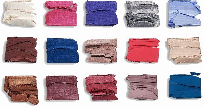 Палетка теней для век - Makeup Revolution Glass Mirror Eyeshadow Palette — фото N3