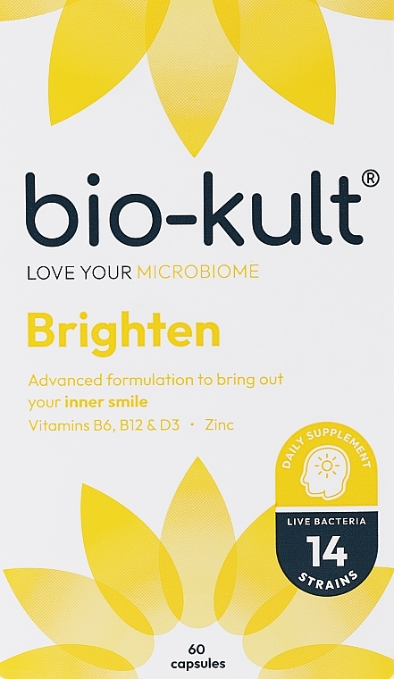 Харчова добавка, 60 капсул - Bio-Kulit Brighten — фото N1