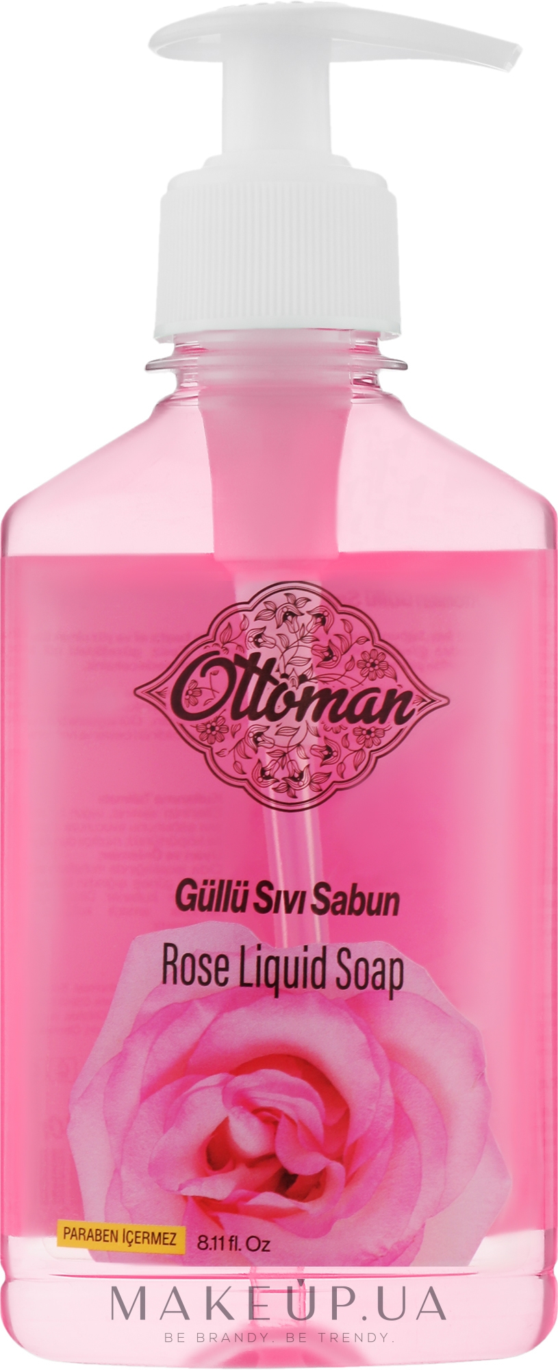 Жидкое мыло с экстрактом розы - Dr. Clinic Ottoman Soft Rose Liquid Soap — фото 240ml