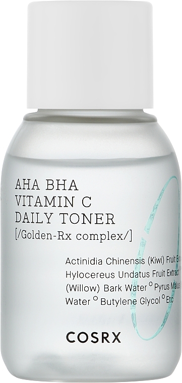 Освіжальний тонер - Cosrx Refresh AHA BHA VitaminC Daily Toner (міні) — фото N1