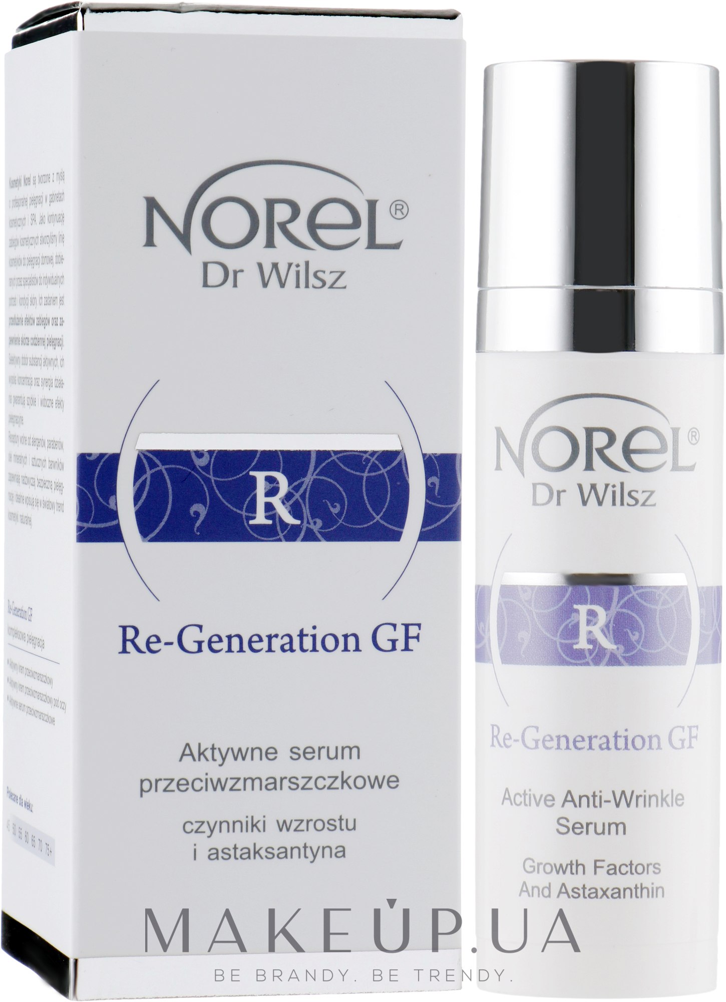 Активная сыворотка против морщин - Norel Re-Generation GF Active anti-wrinkle Serum — фото 30ml